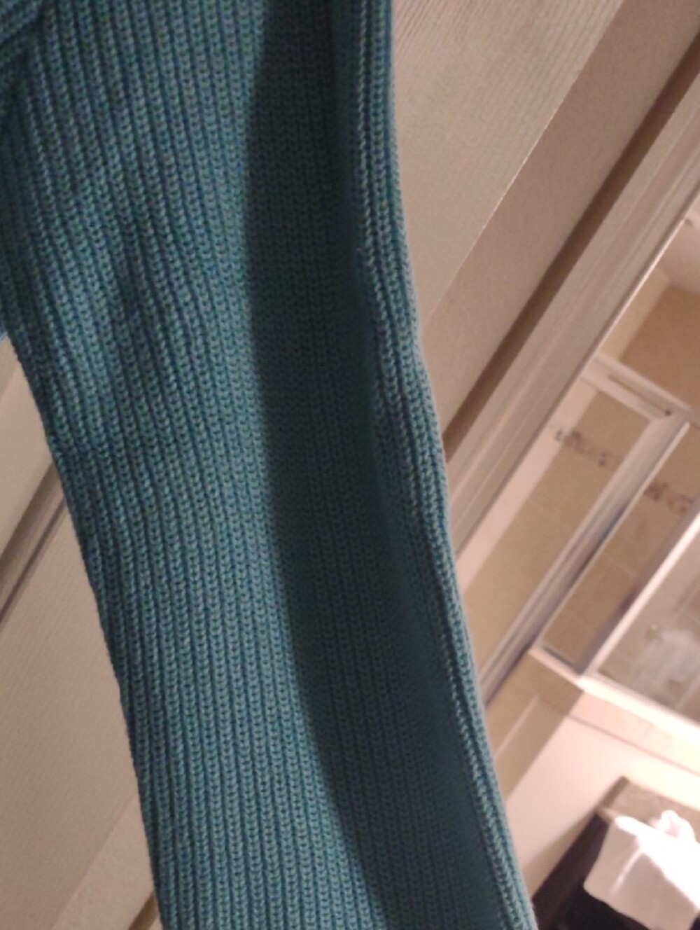 Willow Light Blue Ribbed Button-Front Cardigan - Picture 6 of 9